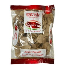 Jowar (Papad) Fryums, Ready to Fry 14oz 400gm